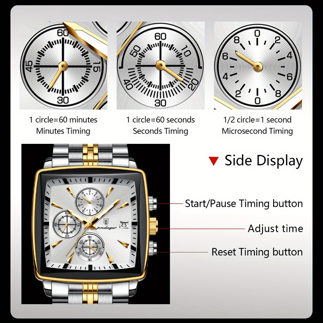 Poedagar Casual Sports Watch: Buy One, Get Two