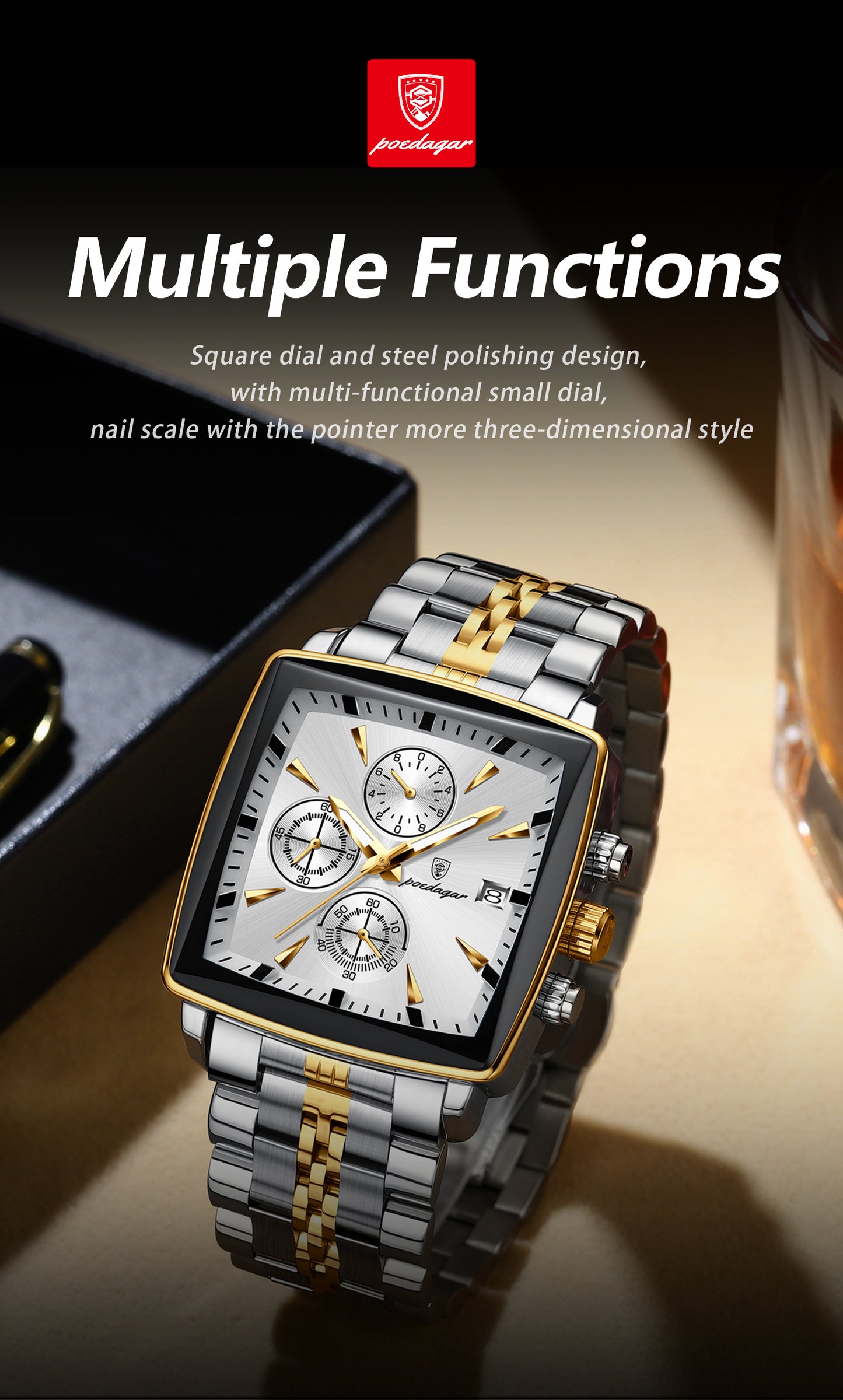 Poedagar Casual Sports Watch: Buy One, Get Two