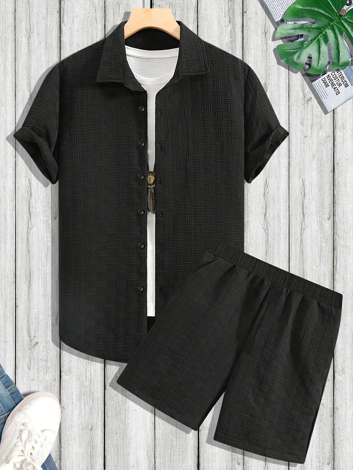 Men'S Casual Outfit Combo + Free Skeleton Watch