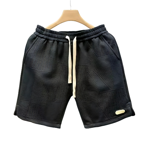 Elegant Summer Jacquard Shorts - Unisex Fashion