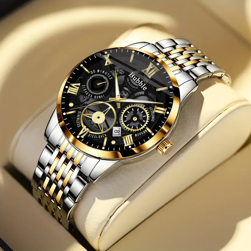 Men'S Casual Outfit Combo + Free Skeleton Watch