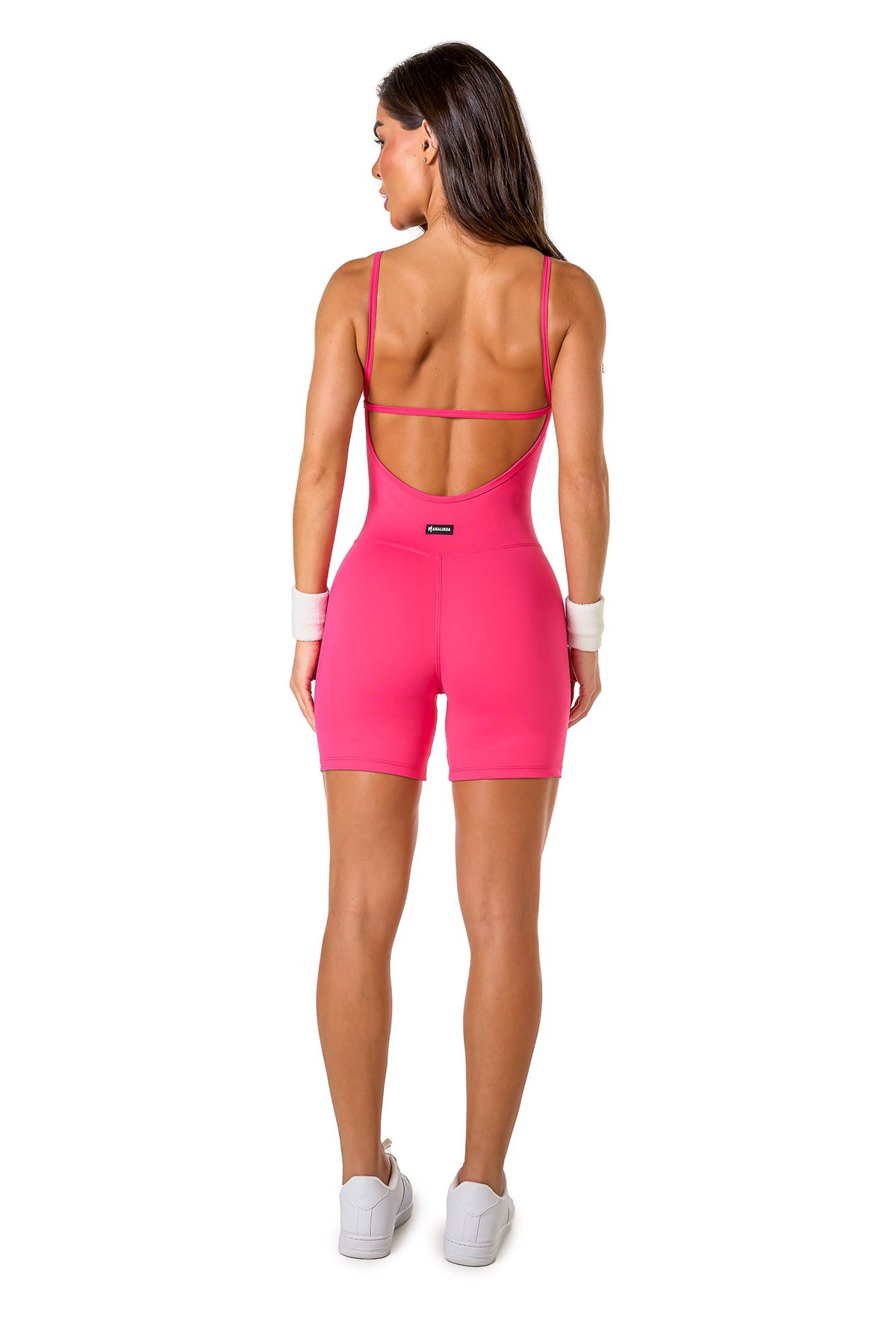Polyamide Short Unitard - Pink