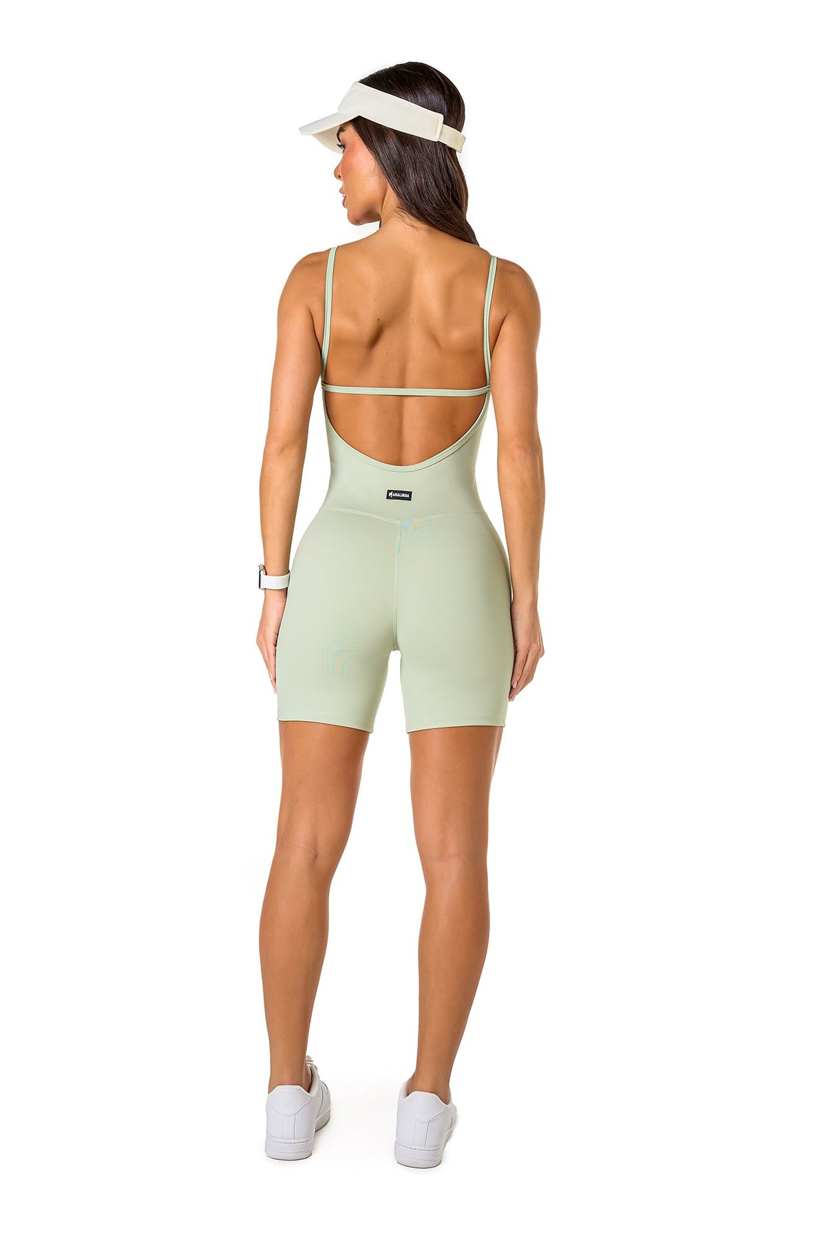 Polyamide Short Unitard - Light Green