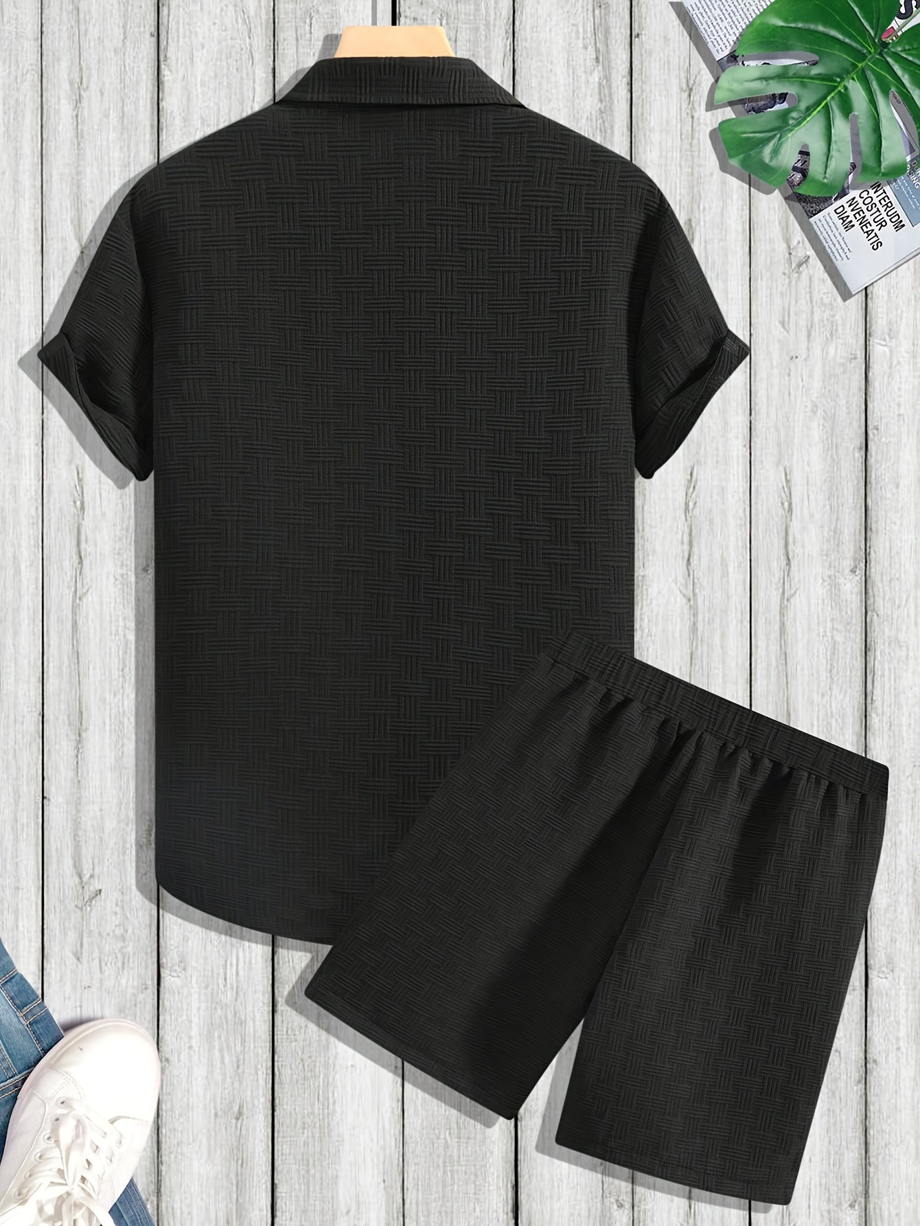 Men'S Casual Outfit Combo + Free Skeleton Watch