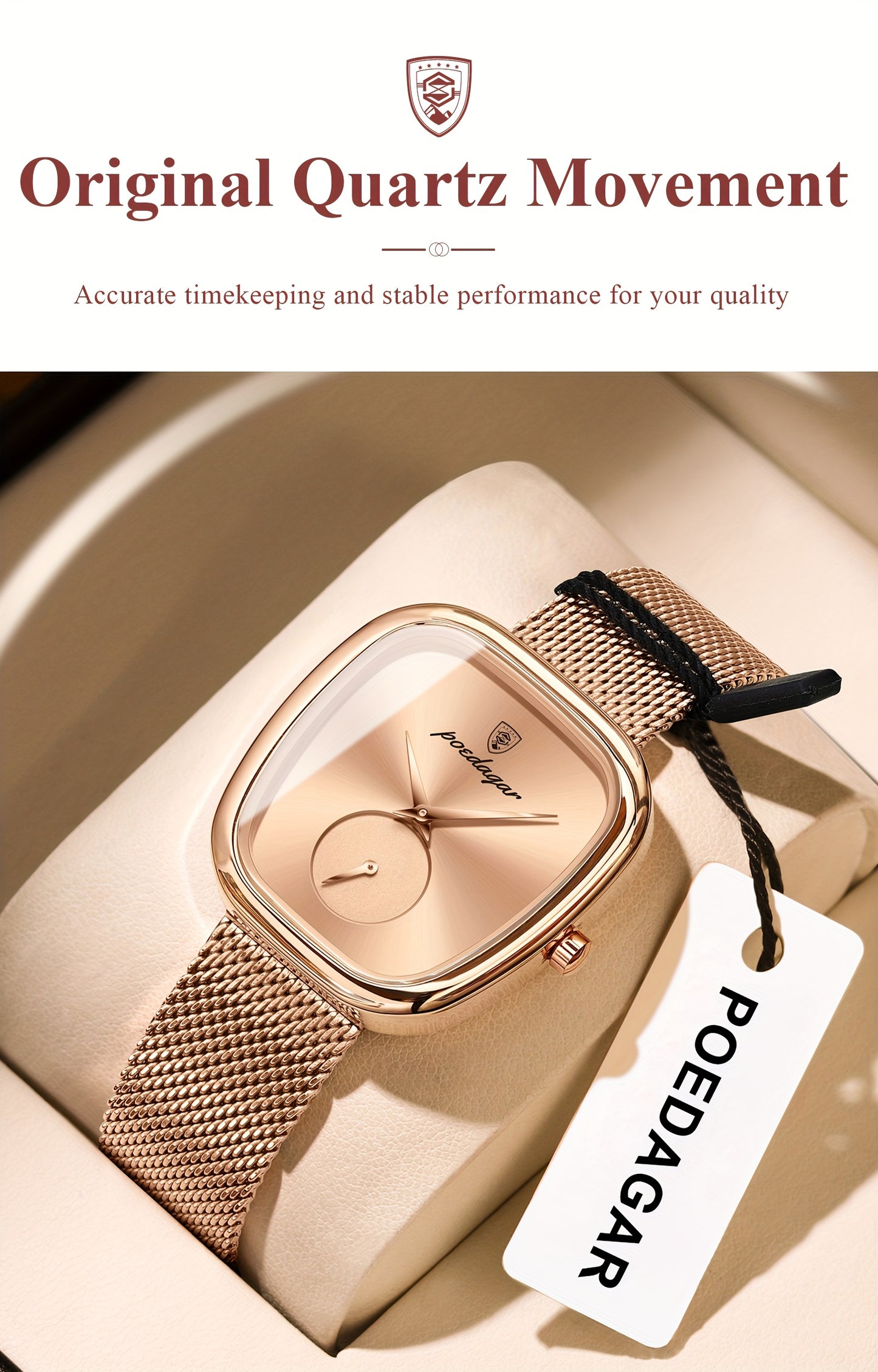 *AVELI VACATION LIMITED OFFER* Poedagar Elegant 's Quartz Watch {Buy One, Get Two}