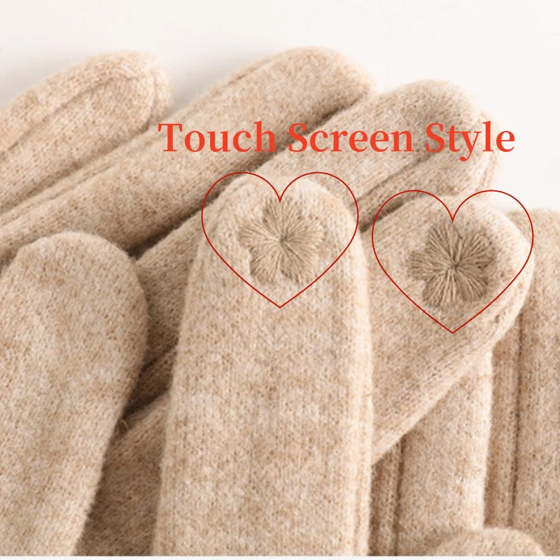 Winter Cashmere Gloves for Women
