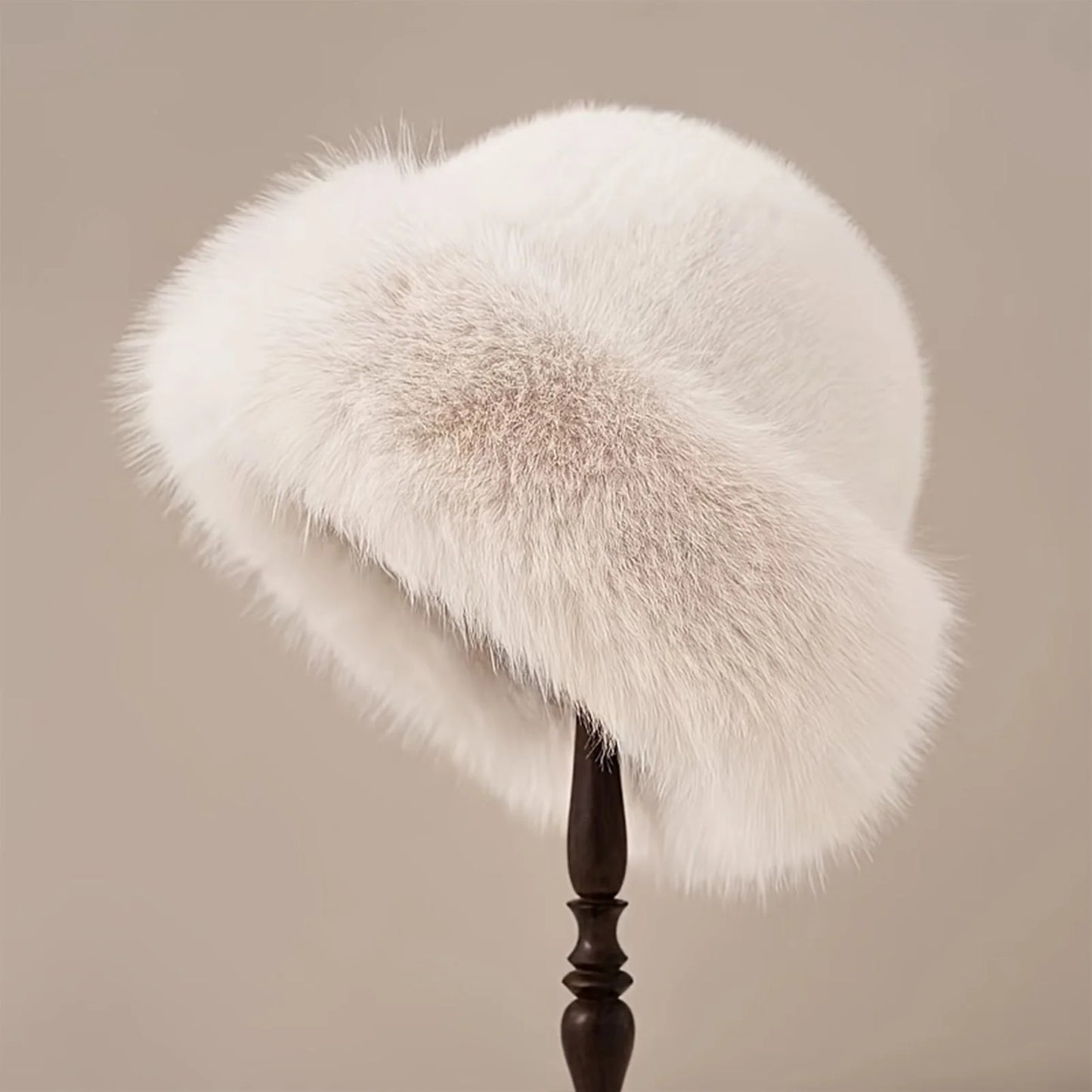 Thicken Plush Warm Fur Hat for Women