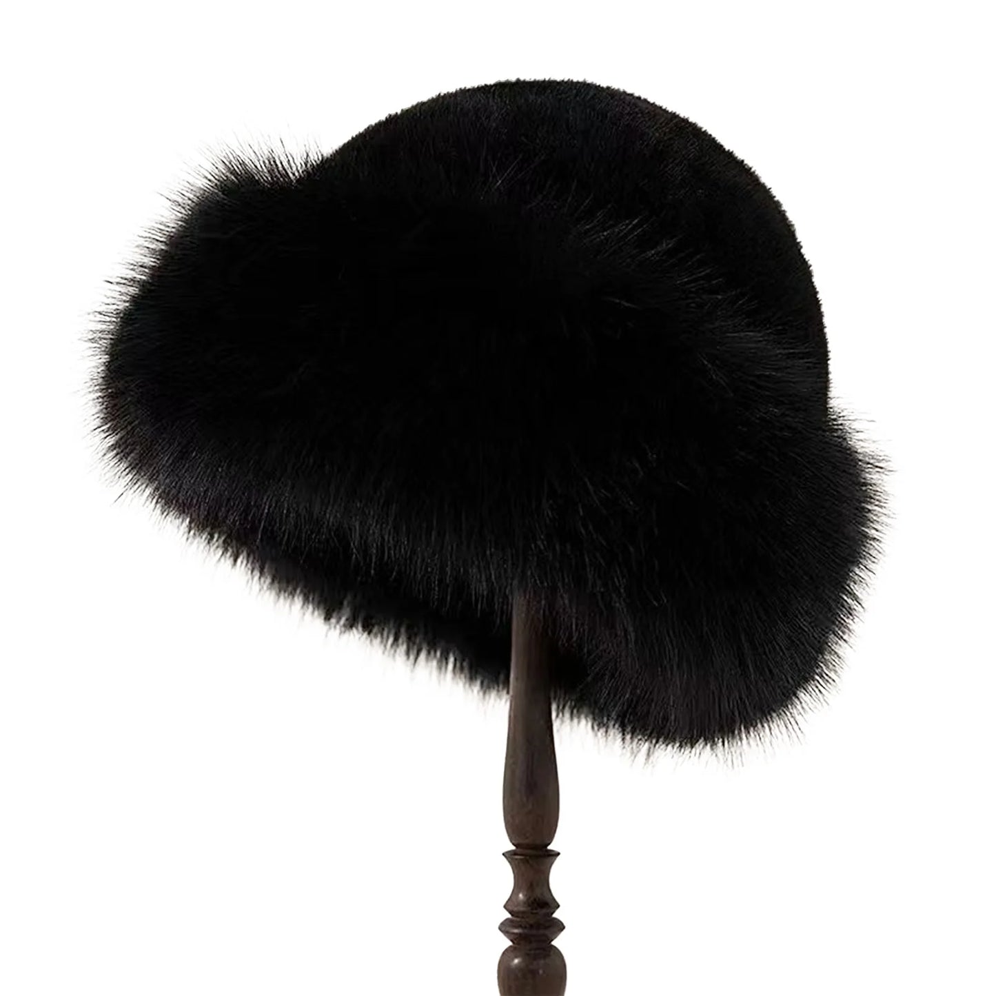 Thicken Plush Warm Fur Hat for Women