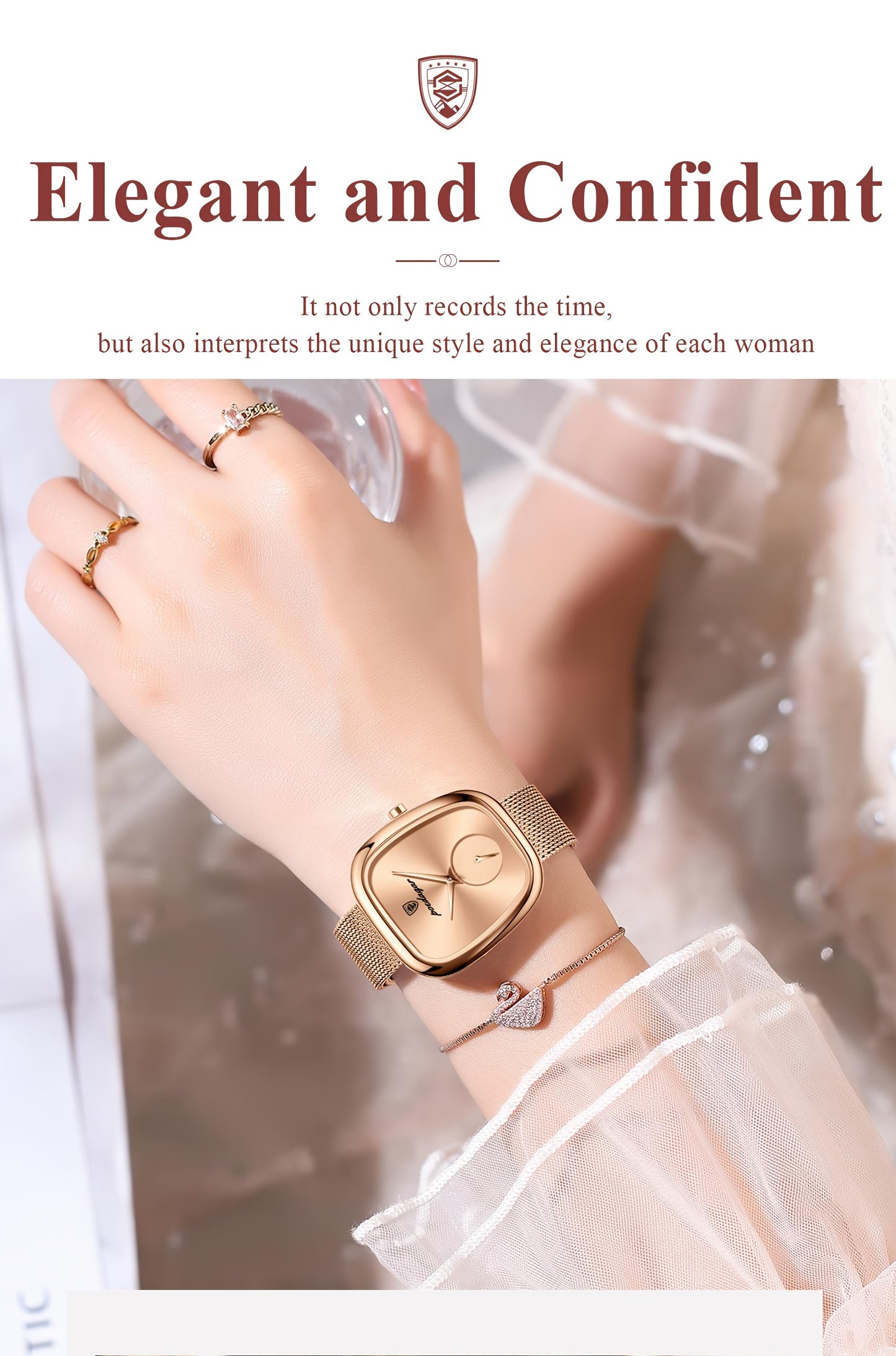 *AVELI VACATION LIMITED OFFER* Poedagar Elegant 's Quartz Watch {Buy One, Get Two}