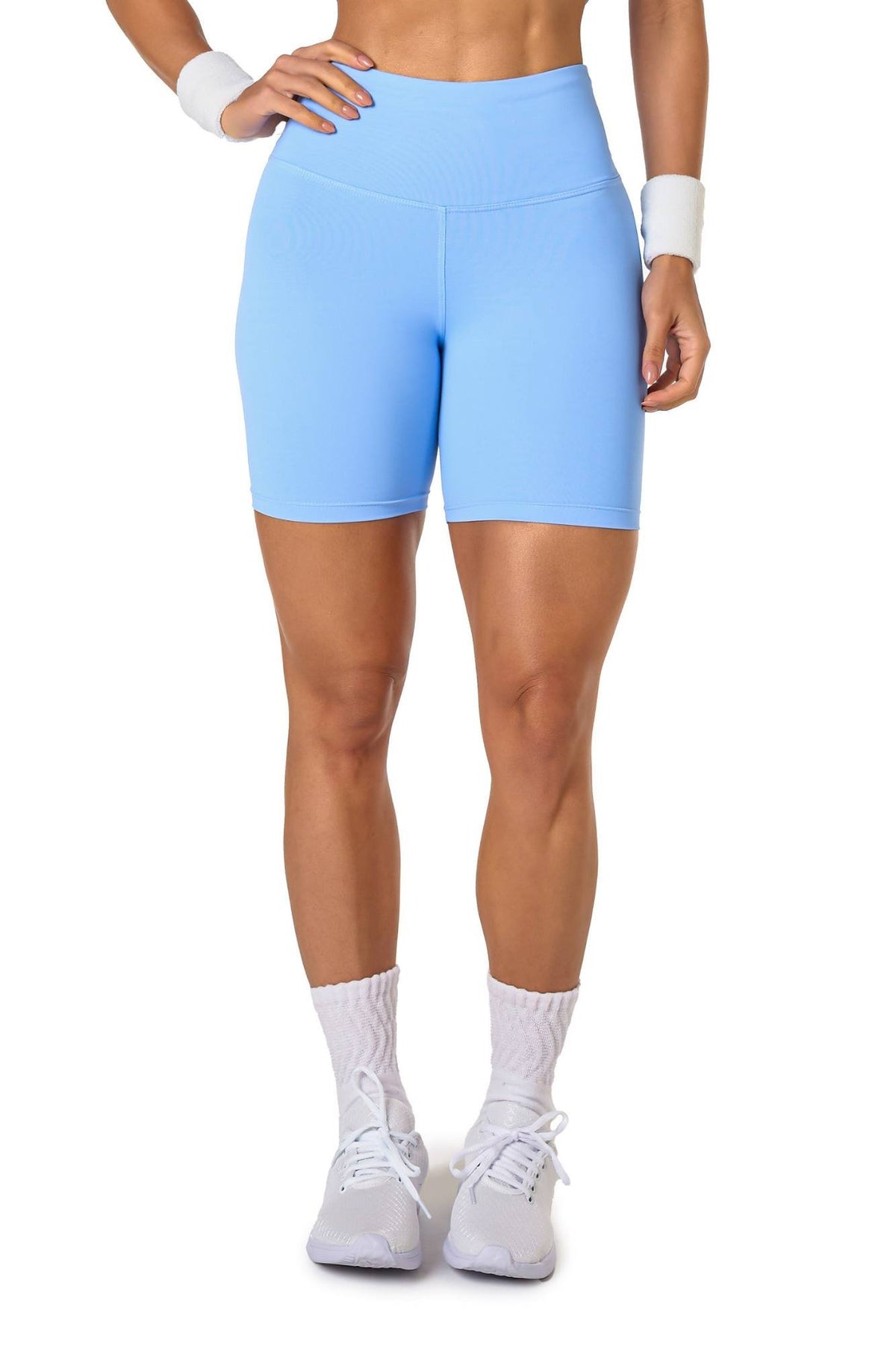 Basic Polyamide Shorts - Light Blue