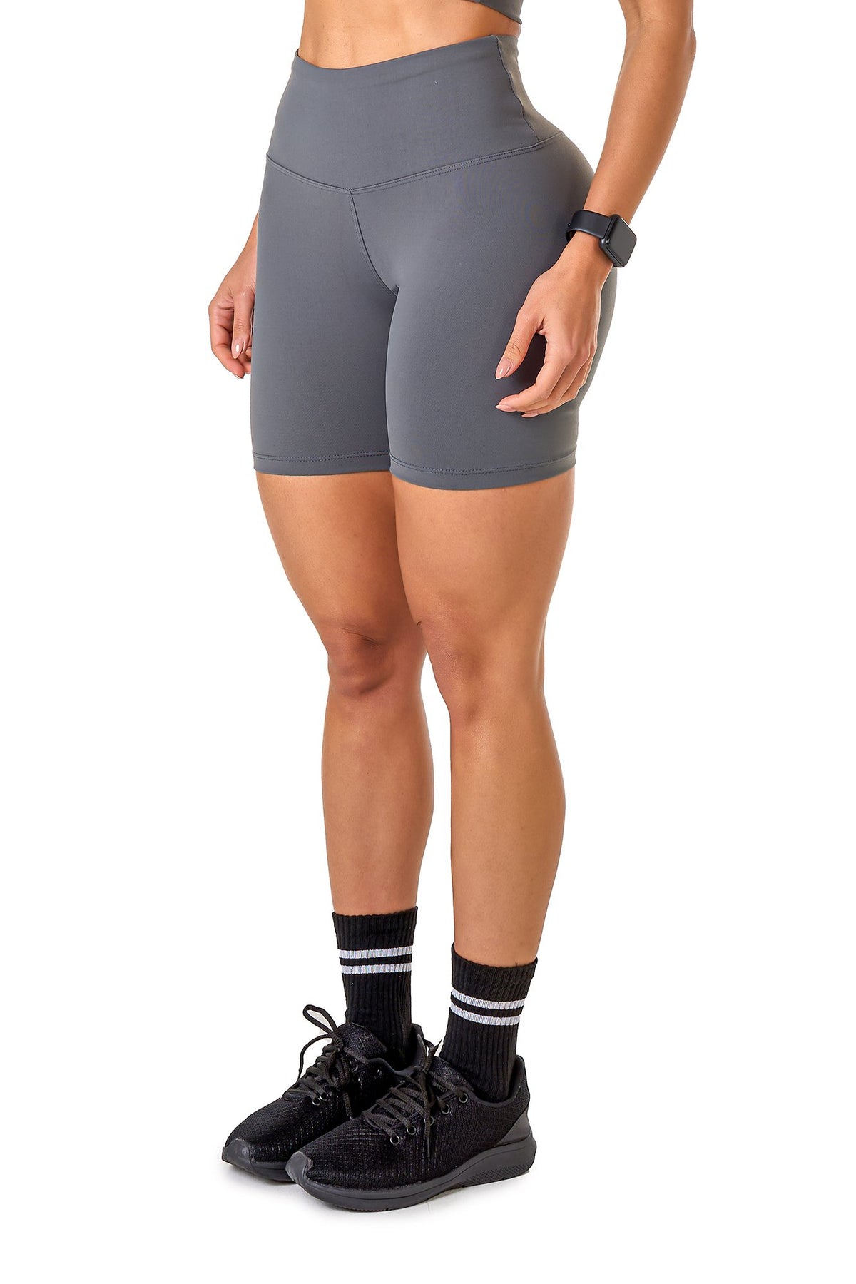 Basic Polyamide Shorts - Grey