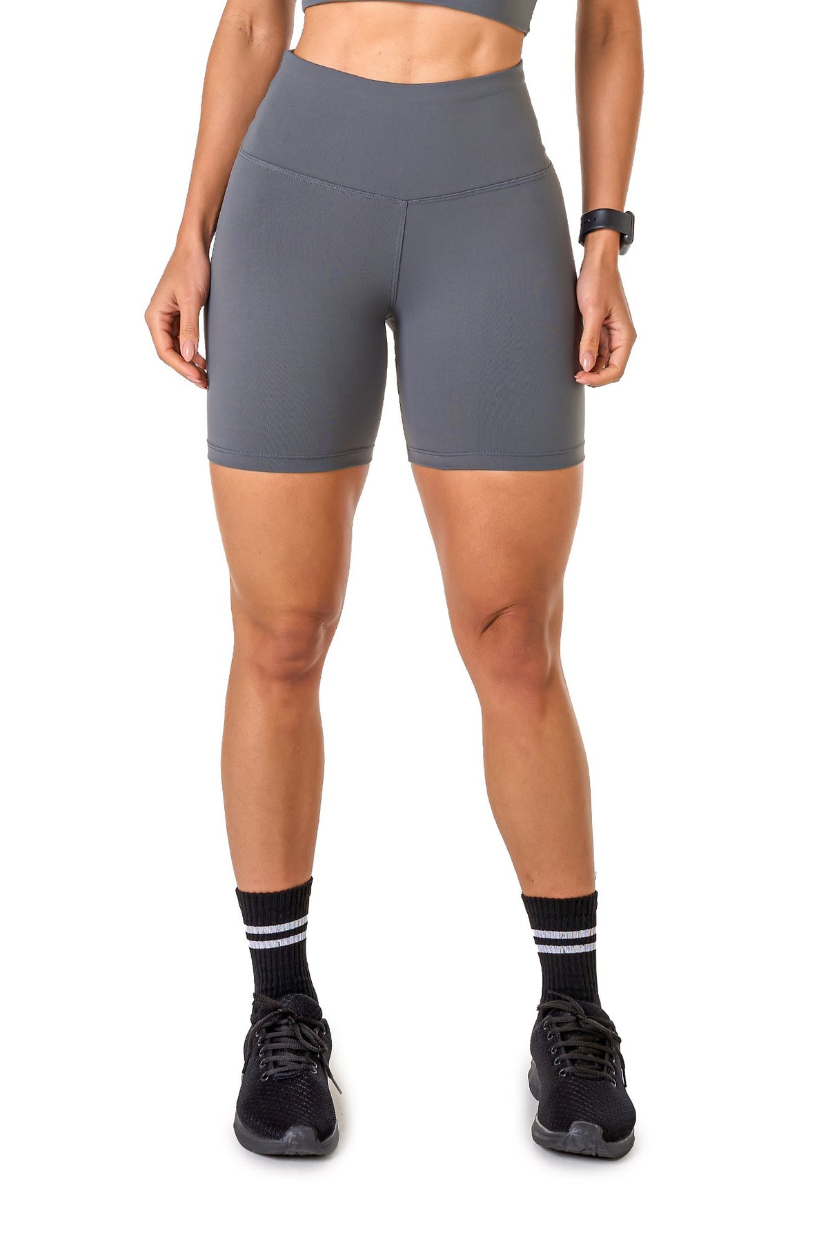 Basic Polyamide Shorts - Grey