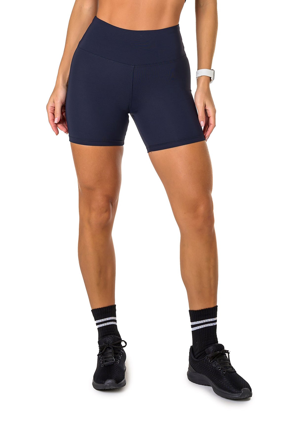 Basic Polyamide Shorts - Black