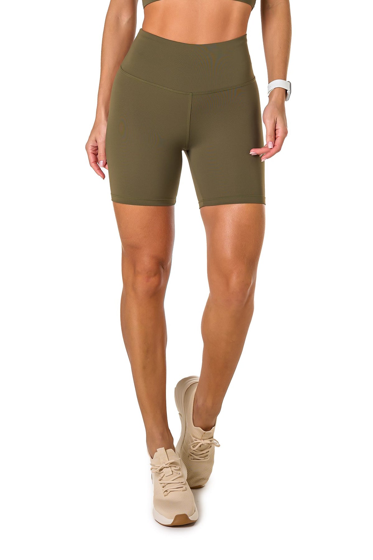 Basic Polyamide Shorts - Green