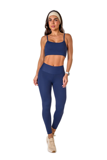 Basic Polyamide Sports Bra - Navy