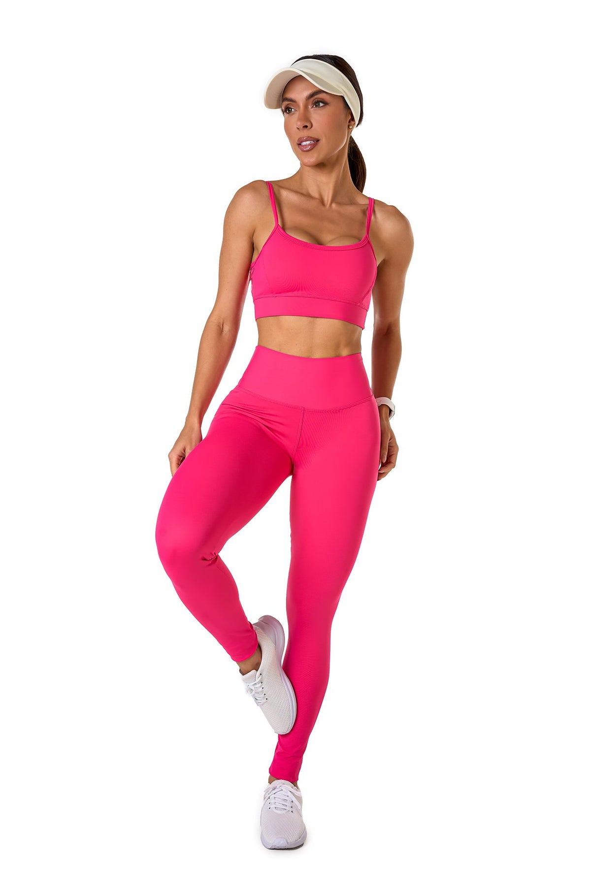 Basic Polyamide Sports Bra - Pink