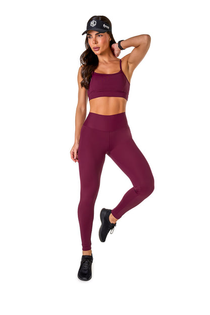 Basic Polyamide Sports Bra - Purple