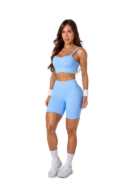 Basic Polyamide Shorts - Light Blue
