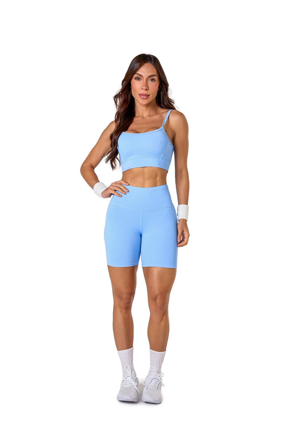 Basic Polyamide Shorts Set - Light Blue