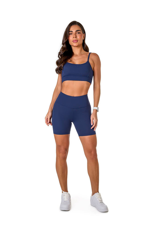 Basic Polyamide Shorts Set - Navy
