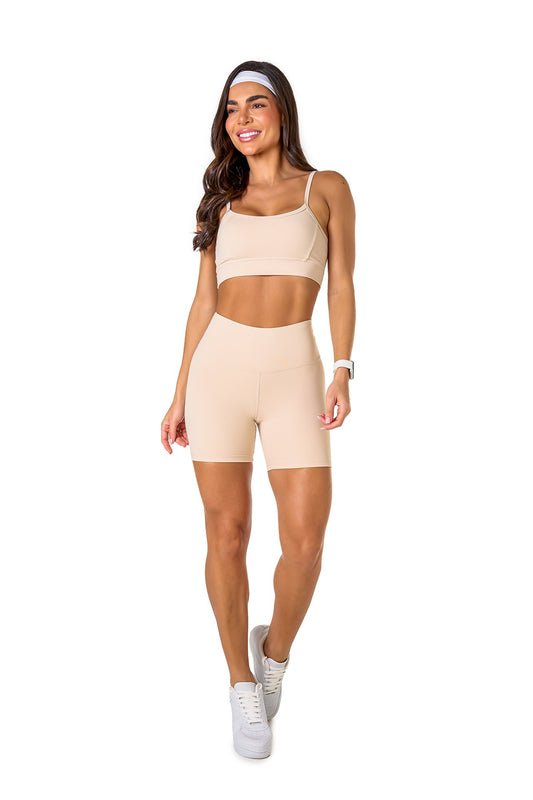Basic Polyamide Shorts Set - Off White