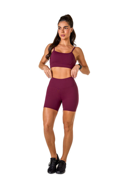 Basic Polyamide Shorts - Purple