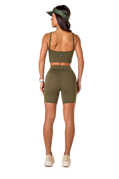 Basic Polyamide Shorts Set - Green