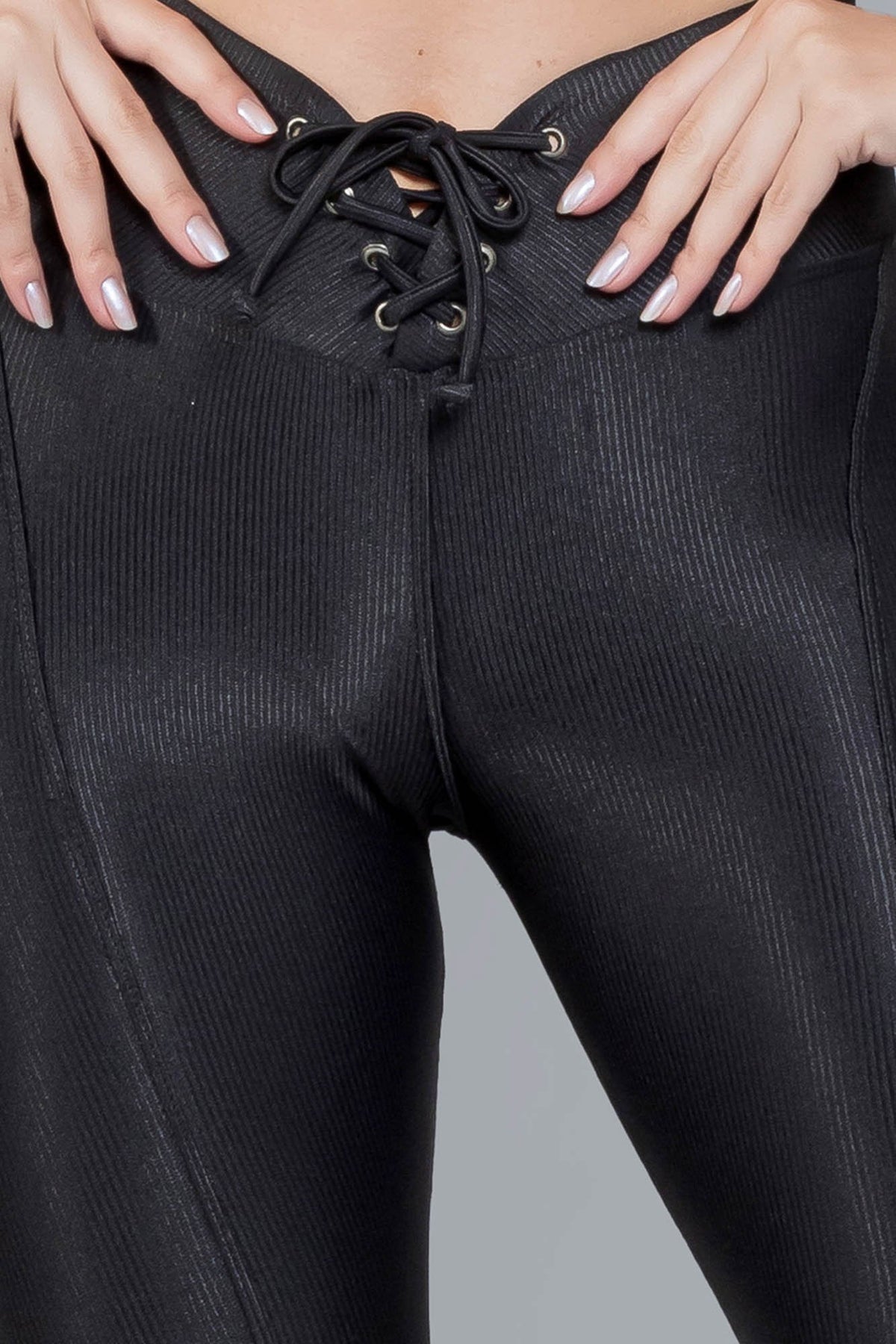Metallic Shorts - Black