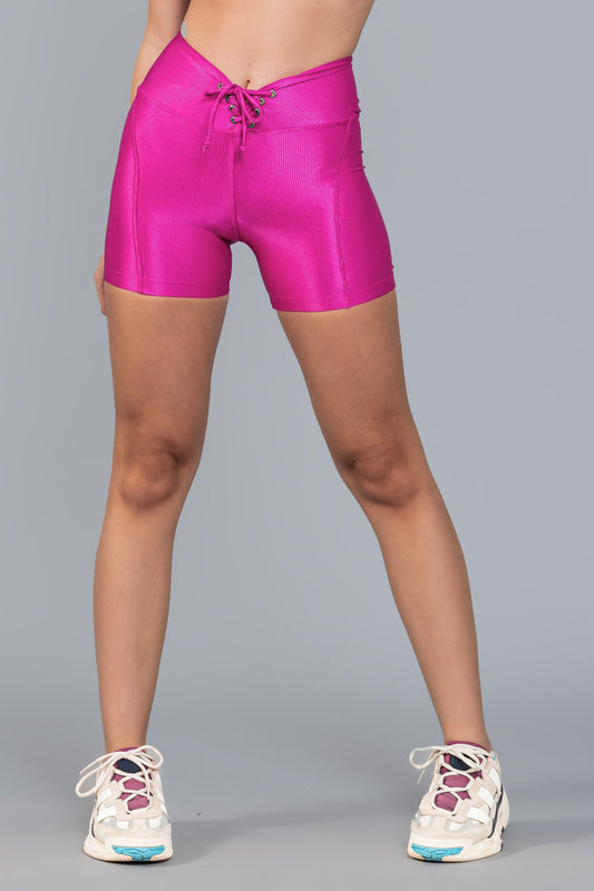 Metallic Shorts - Pink