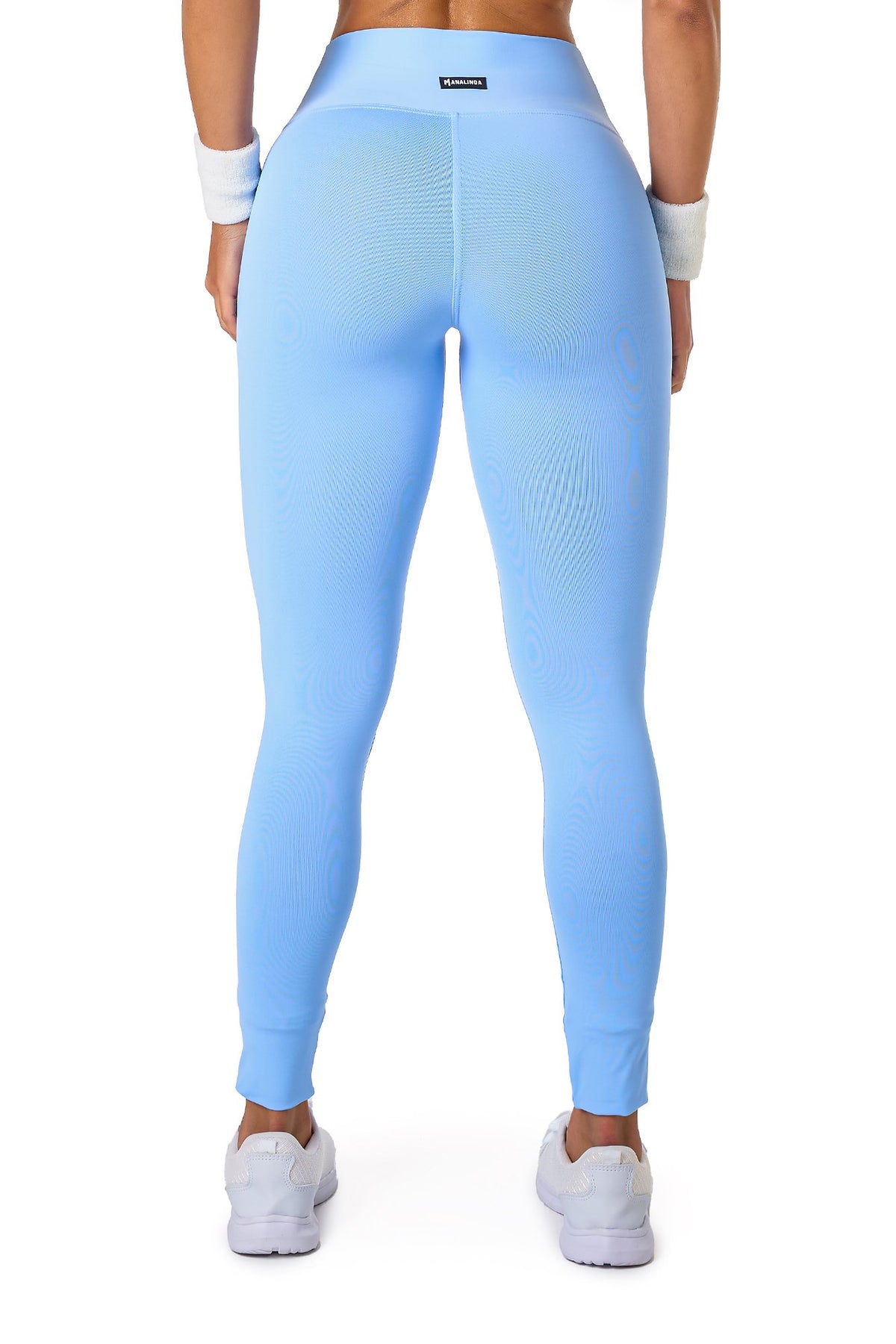 Basic Polyamide Leggings - Light Blue