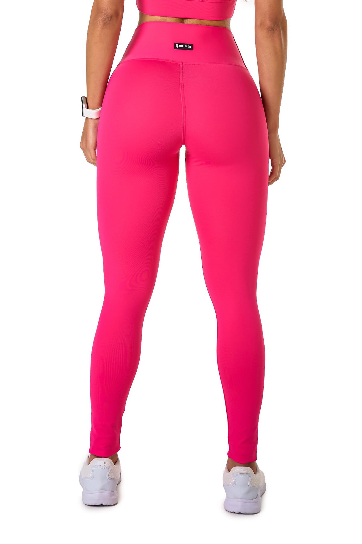 Basic Polyamide Leggings - Pink