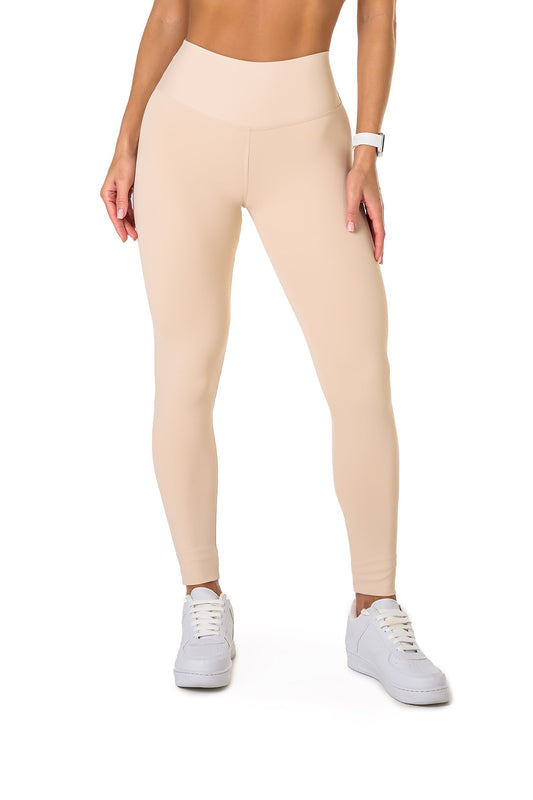 Basic Polyamide Leggings - Off White