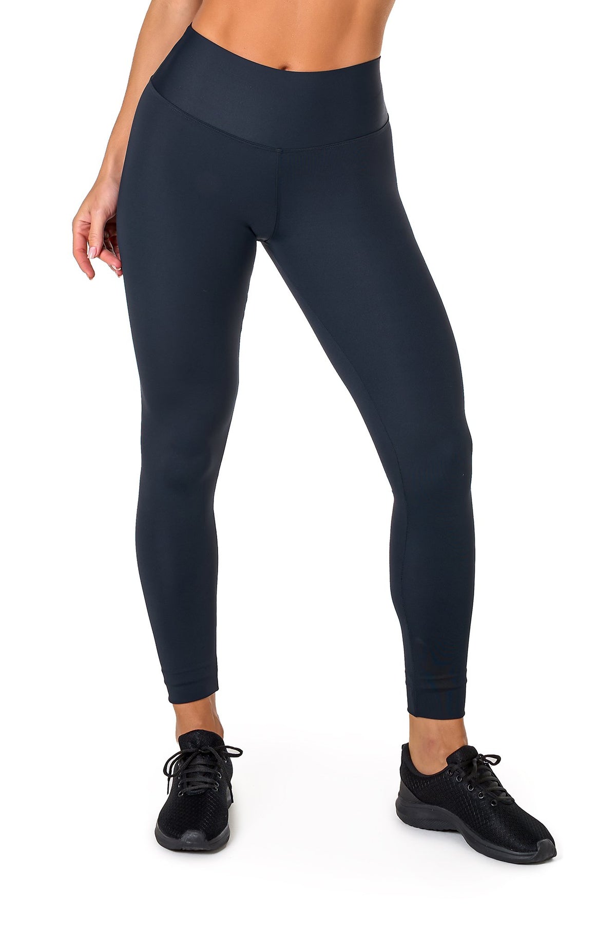 Basic Polyamide Leggings - Black