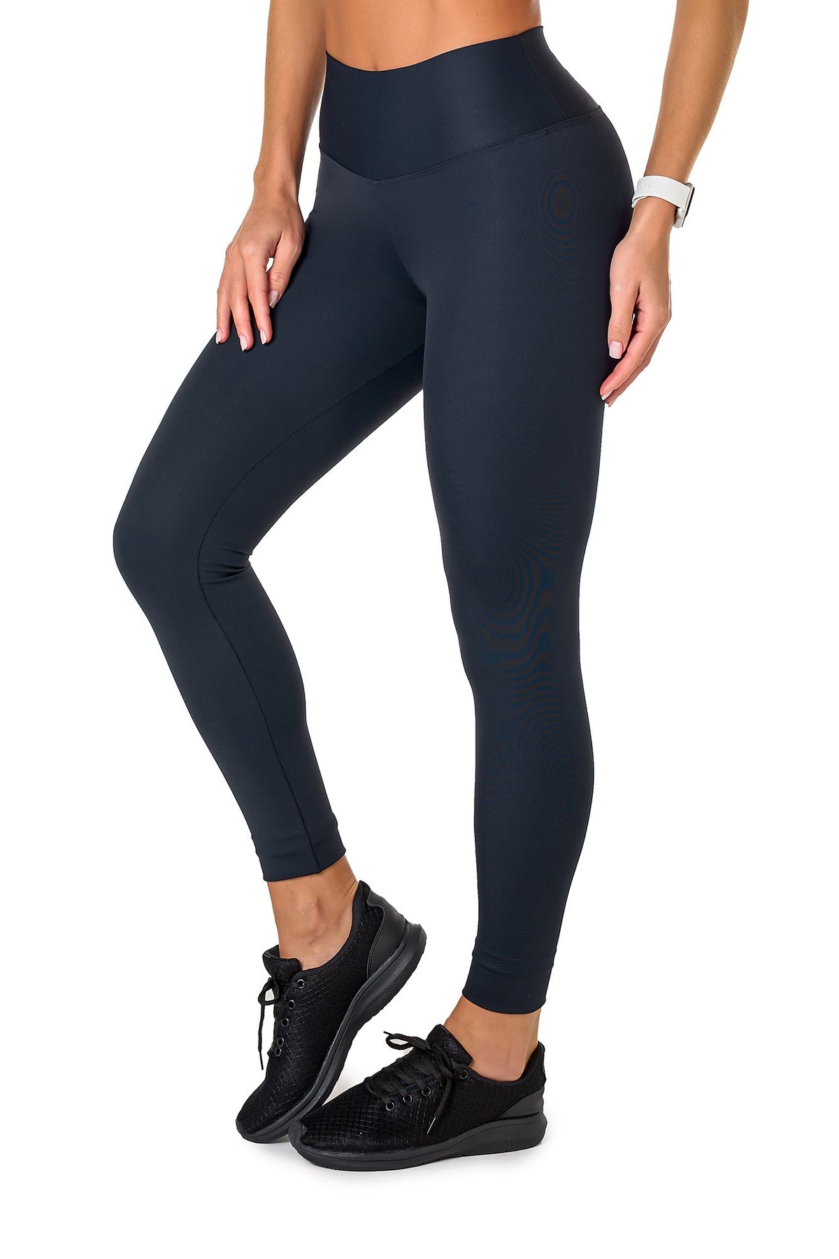 Basic Polyamide Leggings - Black