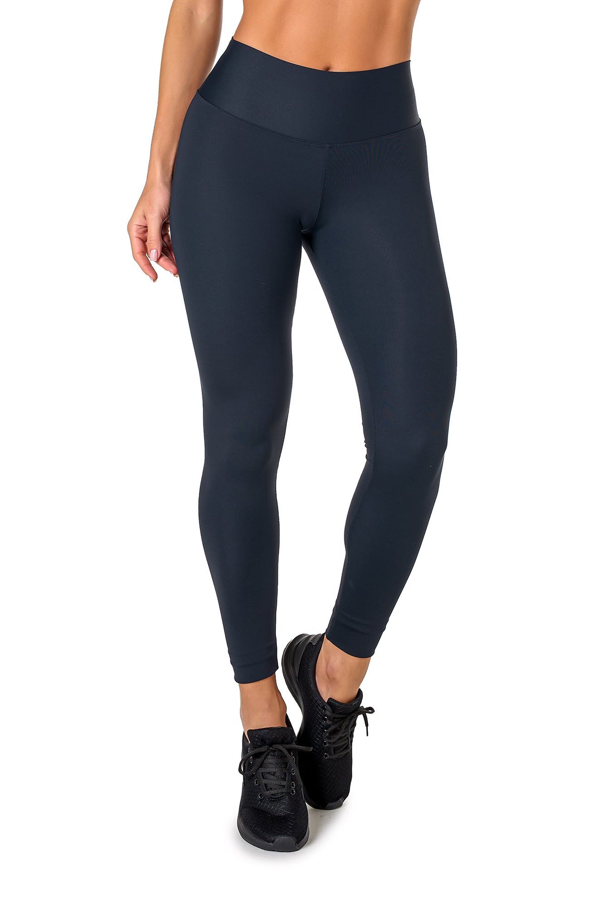 Basic Polyamide Leggings - Black