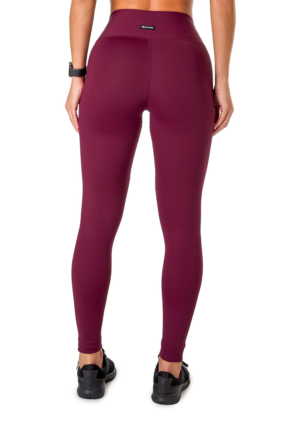 Basic Polyamide Leggings - Purple