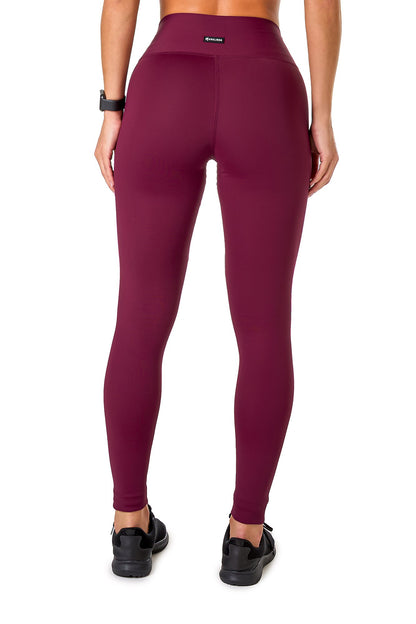 Basic Polyamide Leggings - Purple