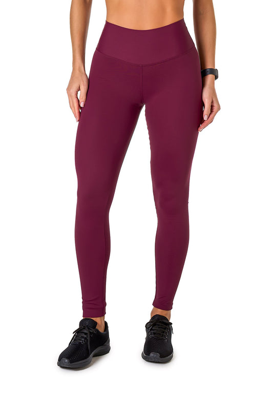 Basic Polyamide Leggings - Purple