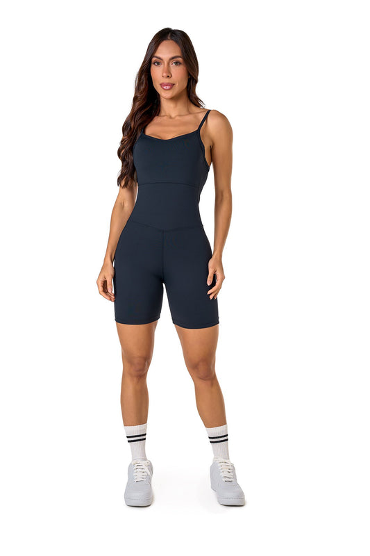 Polyamide Short Unitard - Black