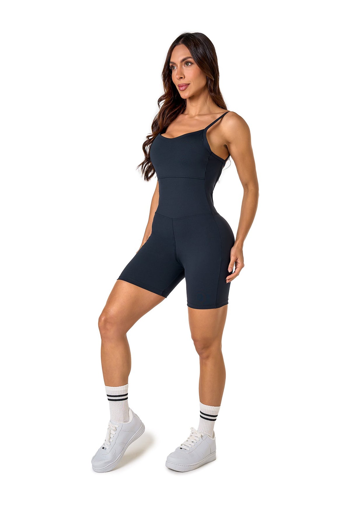 Polyamide Short Unitard - Black