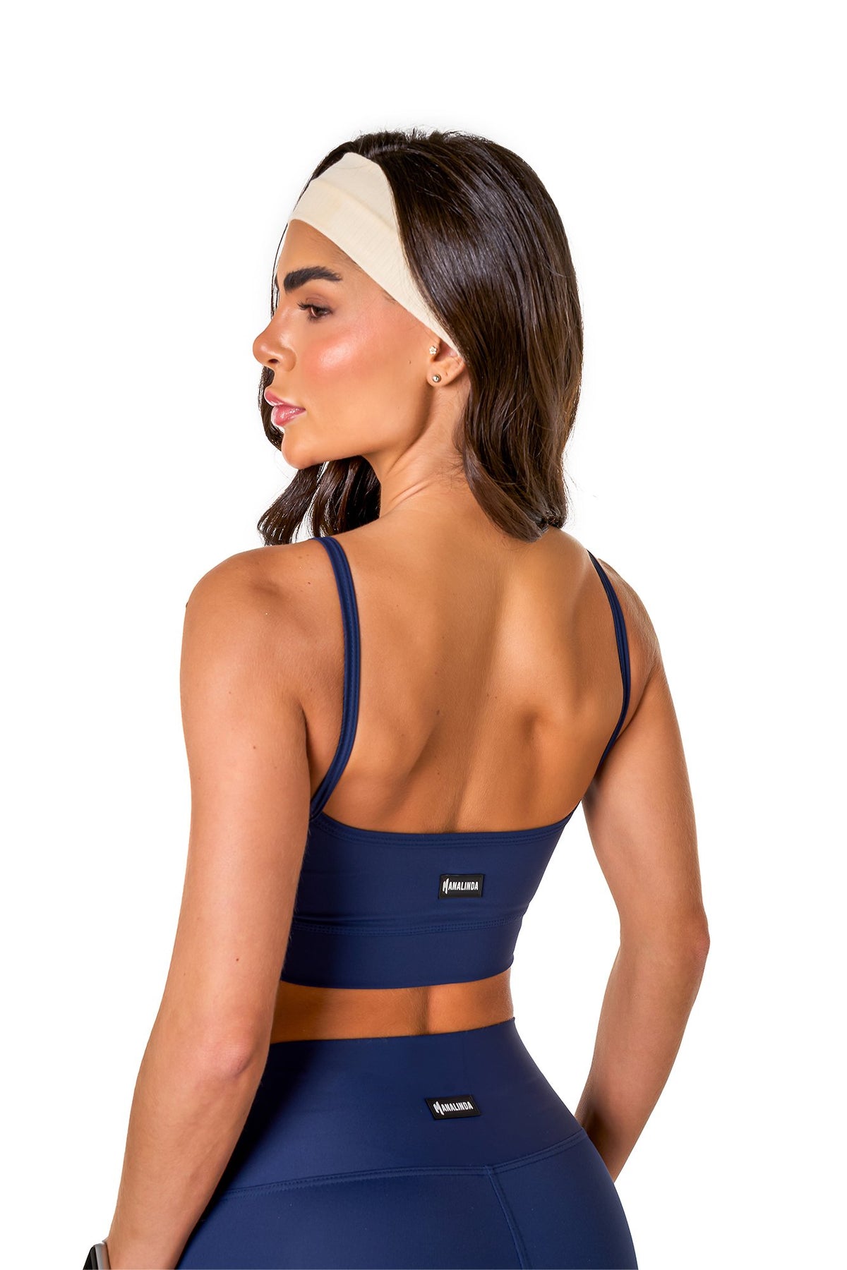 Basic Polyamide Sports Bra - Navy