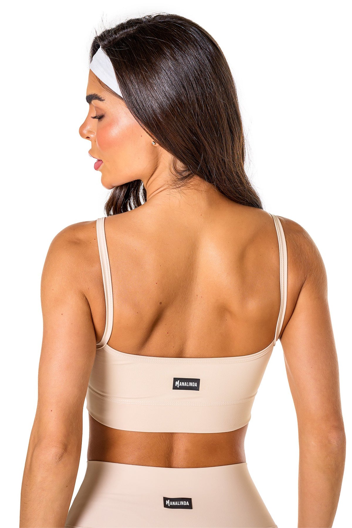 Basic Polyamide Sports Bra - Off White