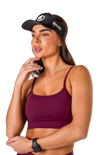 Basic Polyamide Sports Bra - Purple
