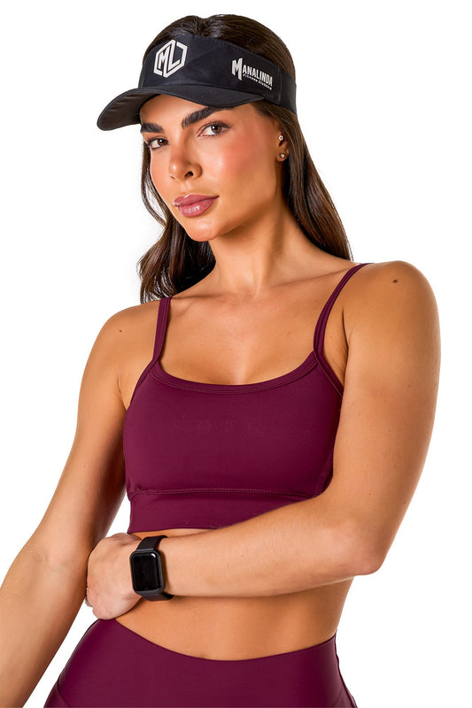 Basic Polyamide Sports Bra - Purple