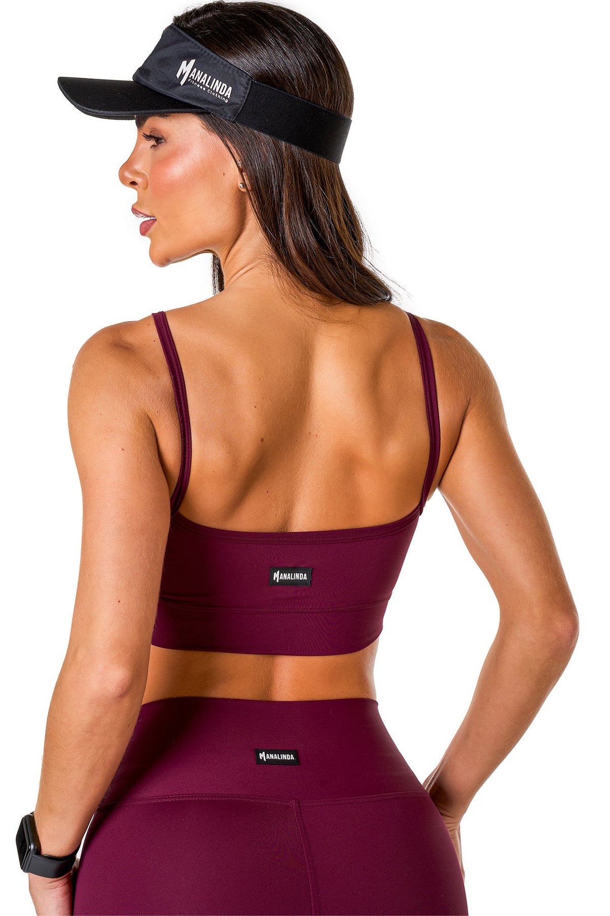 Basic Polyamide Sports Bra - Purple